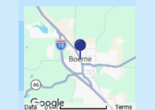 Map preview for the Boerne office